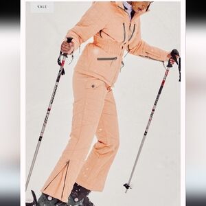 Free People All Prepped Ski Snow Bib Pants Wintermelon Womens Size s, m,l NWOT